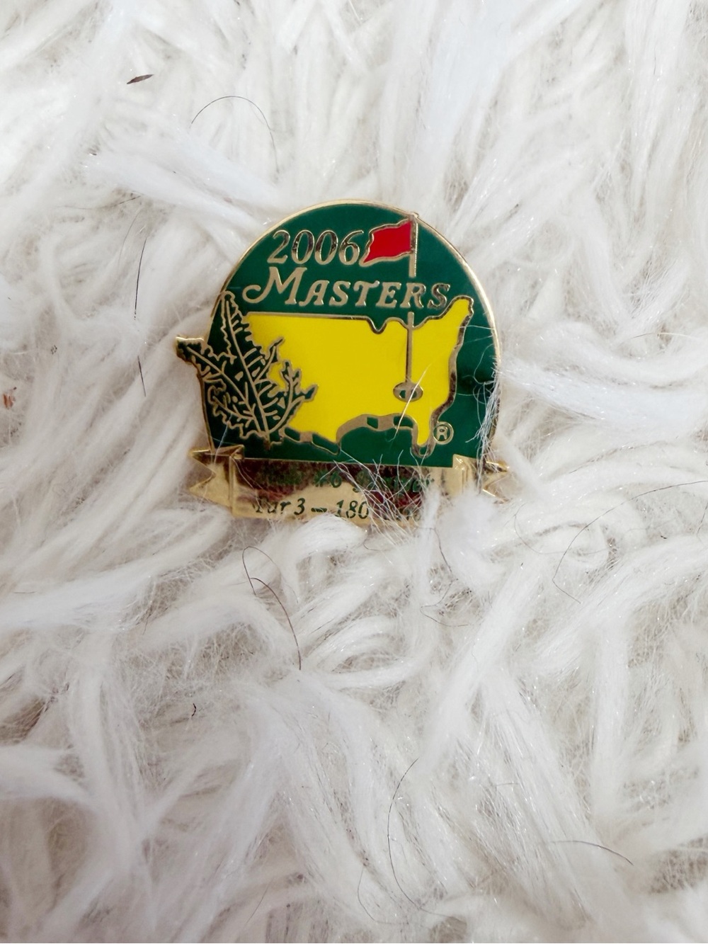 2006 Masters Commemorative Collectible Hat Lapel Pin Augusta National Golf Club